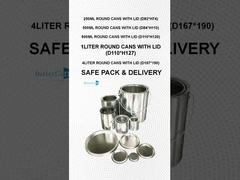 1 lít hộp tròn hóa chất sơn trống hộp thép thép