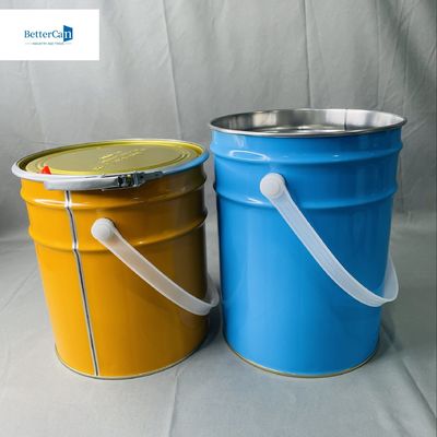 Mua 10L Conical Tin Can With Lock Ring Tin Bucket OEM 5L Sika Bucket Metal Buckets online manufacture