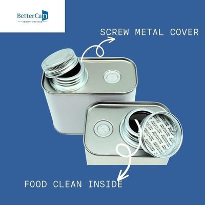 150g-500g Coffee Bean Tin Square Tin Container Các nhà sản xuất