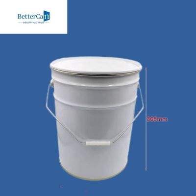 Thùng sơn kim loại chống gỉ Thùng trắng 15L 20L có nắp