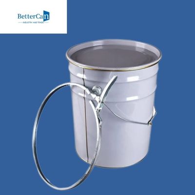 Hộp sơn không có kim loại, thùng sơn 5 gallon có nắp đậy