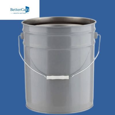 Hộp sơn không có kim loại, thùng sơn 5 gallon có nắp đậy