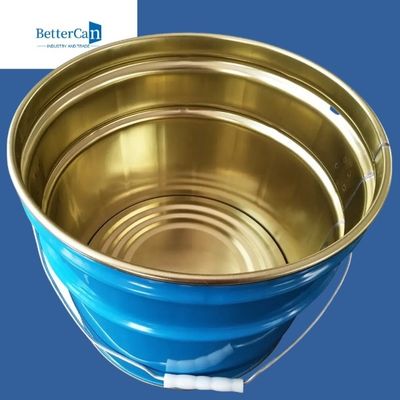 Thùng sơn kim loại có thể hàn lại được Thùng kim loại năm gallon có nắp tay cầm
