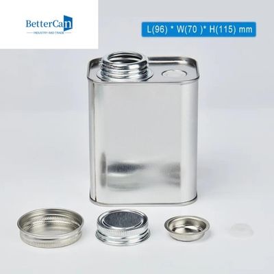 Hộp đựng hạt cà phê hình vuông rỗng 18Oz L95mm * W75mm * H115mm