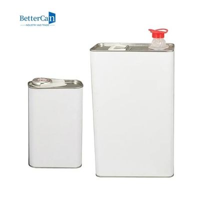 Hình chữ nhật màu trắng Một gallon Kim loại có thể Vật liệu tấm thiếc cho dầu động cơ