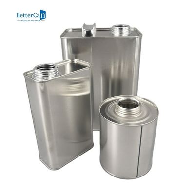 Dầu động cơ hình chữ nhật Thiếc 1 gallon Dầu động cơ có nắp áp suất