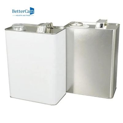 Hình chữ nhật màu trắng Một gallon Kim loại có thể Vật liệu tấm thiếc cho dầu động cơ