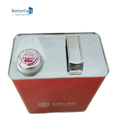 Can dầu thiếc hình vuông 36Oz Can dầu phanh tùy chỉnh rỗng 1 lít
