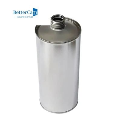Hộp đựng thiếc bằng kim loại vuông hình vuông 1L L105 * W60 * H180 có nắp vặn
