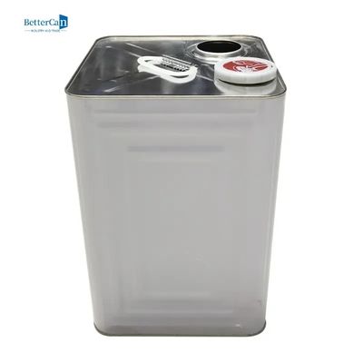 Hộp thiếc vuông Tin Can 20L Hộp đựng dầu thiếc có nắp áp suất