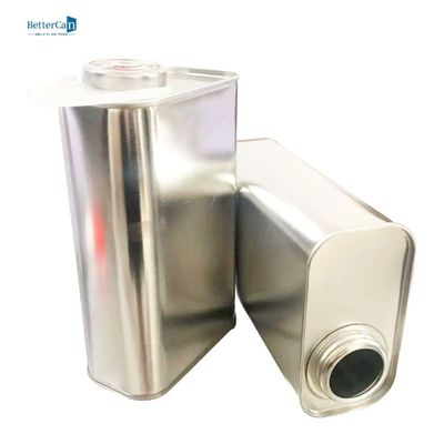 Hộp sơn rỗng 1L Hộp thiếc kim loại hình vuông cho động cơ Oi Chất bôi trơn Thùng thiếc