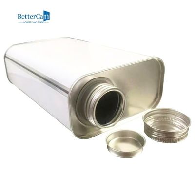 Dầu động cơ trơn 500ml Hộp đựng thiếc tùy chỉnh có nắp vặn hình phễu