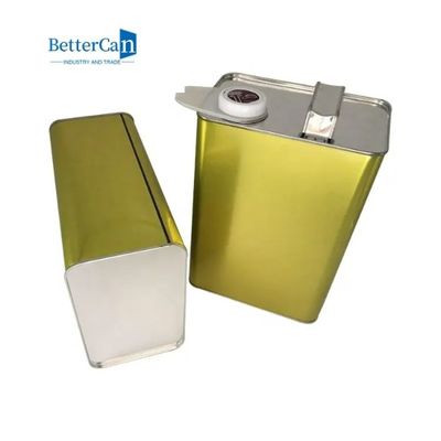 Dầu động cơ ISO90001 Tin 4 Lít 1 Gallon F Phong cách Bao bì kim loại Hộp có nắp kim loại