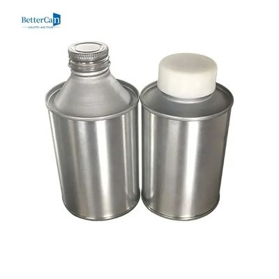 Dầu động cơ tròn Thiếc 200ml Hộp thiếc kim loại 500ml có nắp kim loại