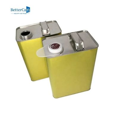 Dầu động cơ ISO90001 Tin 4 Lít 1 Gallon F Phong cách Bao bì kim loại Hộp có nắp kim loại