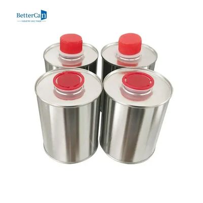 Dầu động cơ 1 Gal Thiếc 1 lít Bao bì kim loại có nắp vặn bằng nhựa