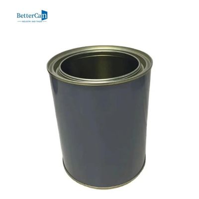 Sơn ô tô Hộp thiếc Thùng sơn kim loại tròn 4 lít có nắp