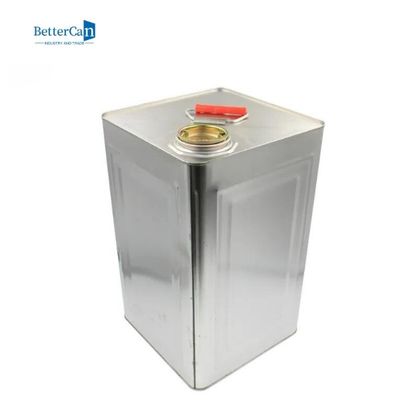Keo dán 20 lít sơn thiếc có thể vuông có nắp đậy vòi dầu