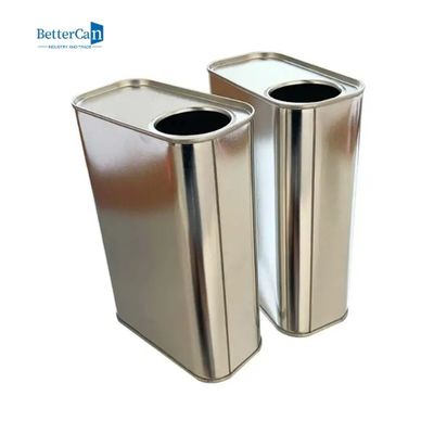 Hộp sơn rỗng 1L Hộp thiếc kim loại hình vuông cho động cơ Oi Chất bôi trơn Thùng thiếc