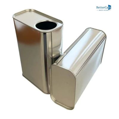 Hộp sơn rỗng 1L Hộp thiếc kim loại hình vuông cho động cơ Oi Chất bôi trơn Thùng thiếc
