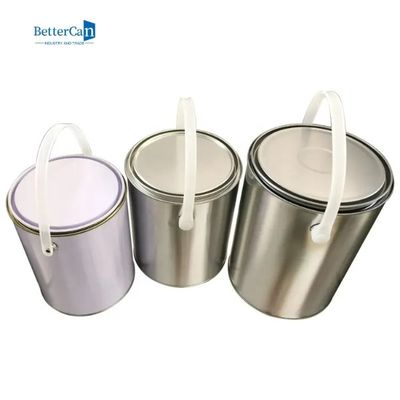 Thùng sơn tròn 1 gallon rỗng, thùng sơn thiếc 1 lít
