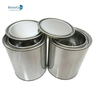 Thùng sơn tròn 1 gallon rỗng, thùng sơn thiếc 1 lít