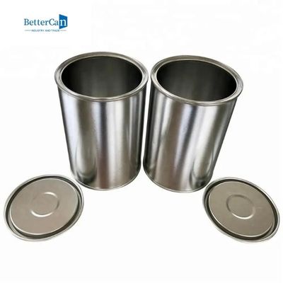 Lon sơn rỗng nhỏ Hộp thiếc 500ml Chống ăn mòn tròn có nắp đòn bẩy