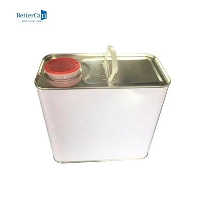 Lon sơn 2 lít Lon thiếc rỗng Gallon để đóng gói Hóa chất pha loãng