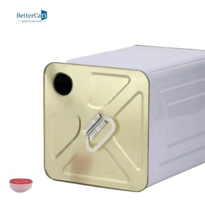 Bao bì kín khí Sơn ô tô Hộp đựng bằng thiếc Thùng kim loại 20l có nắp nhựa
