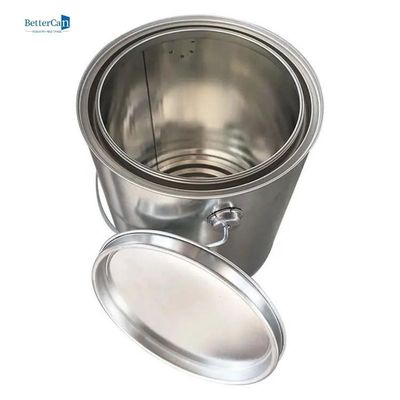 1 Gallon Xe sơn Thiếc tròn Chất liệu có nắp đòn bẩy