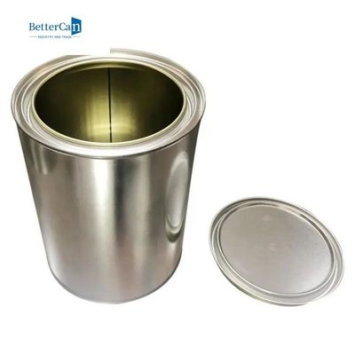 1 Gallon Xe sơn Thiếc tròn Chất liệu có nắp đòn bẩy