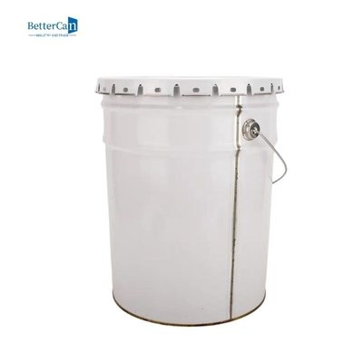 In tròn tùy chỉnh Trống dầu mở Thùng sơn trắng 16L 18L