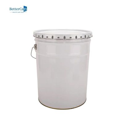 In tròn tùy chỉnh Trống dầu mở Thùng sơn trắng 16L 18L