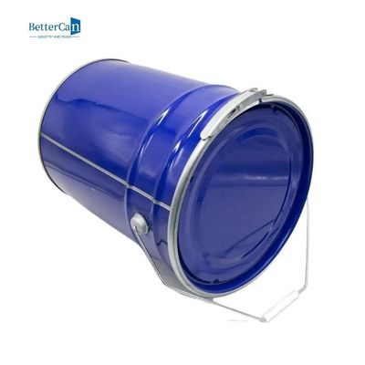 Thùng 5 gallon tùy chỉnh Gói thùng kim loại tròn 10L có thể xếp chồng lên nhau