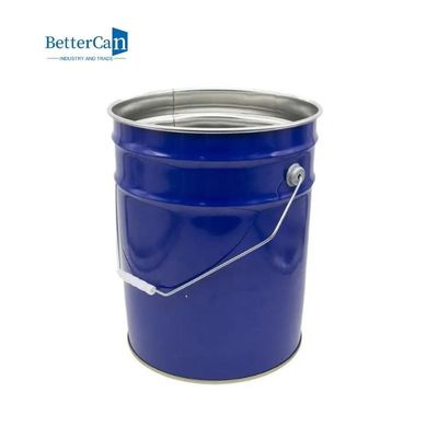 Thùng 5 gallon tùy chỉnh Gói thùng kim loại tròn 10L có thể xếp chồng lên nhau