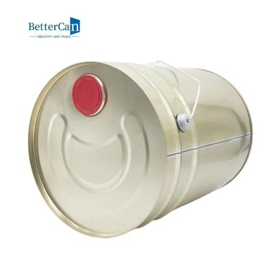 Thùng vàng 5 gallon rỗng, thùng thiếc tròn 20L