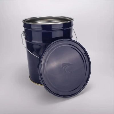 Tái chế sơn trang trí có thể trống Thùng sơn đen 20L 5 gallon