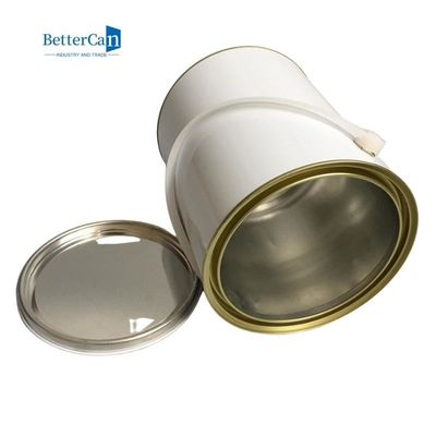 Lọ sơn rỗng 3.7L Hộp thiếc in tùy chỉnh có nắp đòn bẩy ISO 9001