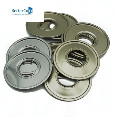 0.23mm Tinplate vật liệu đơn giản Phần 500ml vòng kim loại Tin Can nắp đáy với 42mm nắp nhựa