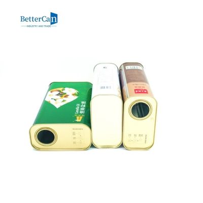 Dầu ô liu hình chữ nhật Tin Can Đóng gói 1 lít sơn rỗng có nắp