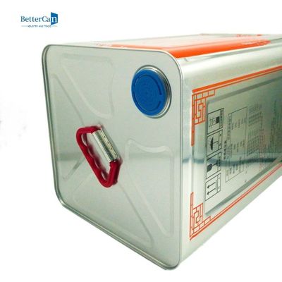 Dầu ăn bằng kim loại rỗng Hộp thiếc ô liu 15L có tay cầm