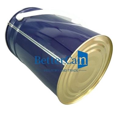 Xô 5 gallon White Tin Bucket 5 Lit Tin Bucket With Lock Ring Rubber Gasket (Chủ chốt 5 gallon)