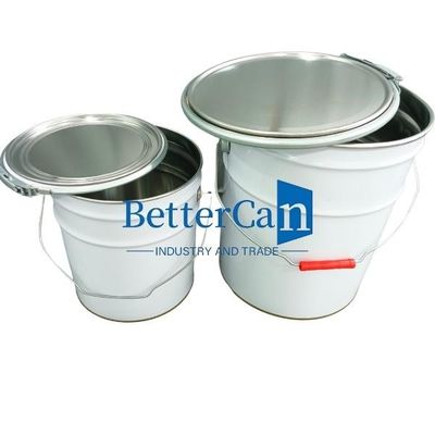 Thùng sơn kim loại 10L Chống gỉ Thùng kim loại bền 5 gallon có dải bọt