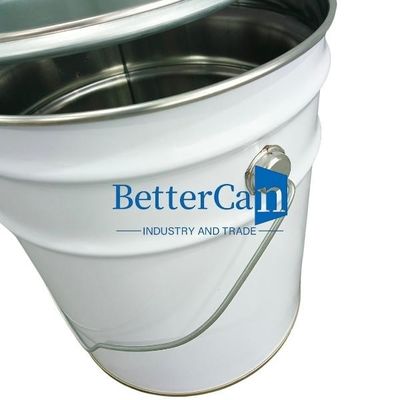 Thùng sơn kim loại 10L Chống gỉ Thùng kim loại bền 5 gallon có dải bọt