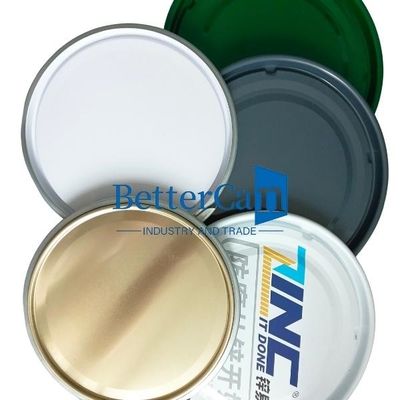 Phụ kiện thiếc 0,35mm 0,43mm Tấm kim loại Vòng khóa kim loại Nắp kim loại có nắp cao su