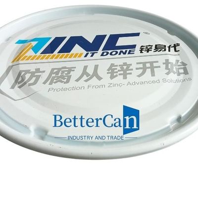 Phụ kiện thiếc 0,35mm 0,43mm Tấm kim loại Vòng khóa kim loại Nắp kim loại có nắp cao su