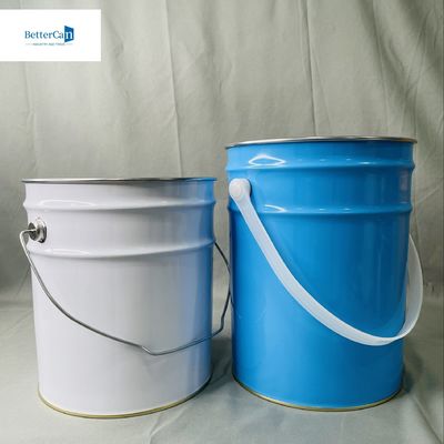 6.5 lít rỗng kim loại lỏng có thể tùy chỉnh 5 lít đóng gói kim loại thùng lon lớn tái chế