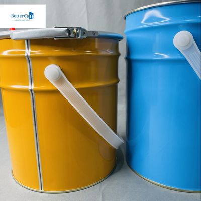 6.5 lít rỗng kim loại lỏng có thể tùy chỉnh 5 lít đóng gói kim loại thùng lon lớn tái chế