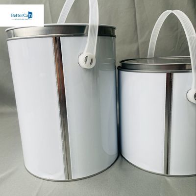 1 gallon màu tròn kim loại thép thép chứa 3,75 lít kích thước tùy chỉnh
