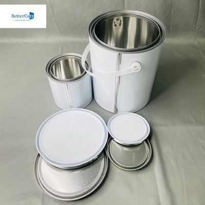 Lưu trữ dung môi công nghiệp 4 lít 1 gallon Tinplate Can For Chemical Adhesives CMYK Printing